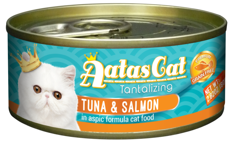Aatas Cat Tantalizing Tuna & Salmon 80g