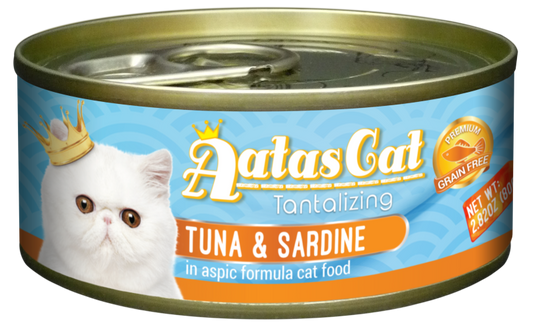 Aatas Cat Tantalizing Tuna & Sardine 80g