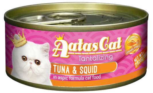 Aatas Cat Tantalizing Tuna & Squid 80g
