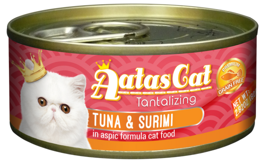 Aatas Cat Tantalizing Tuna & Surimi 80g