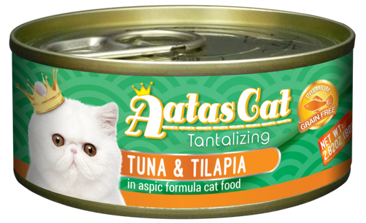 Aatas Cat Tantalizing Tuna & Tilapia 80g