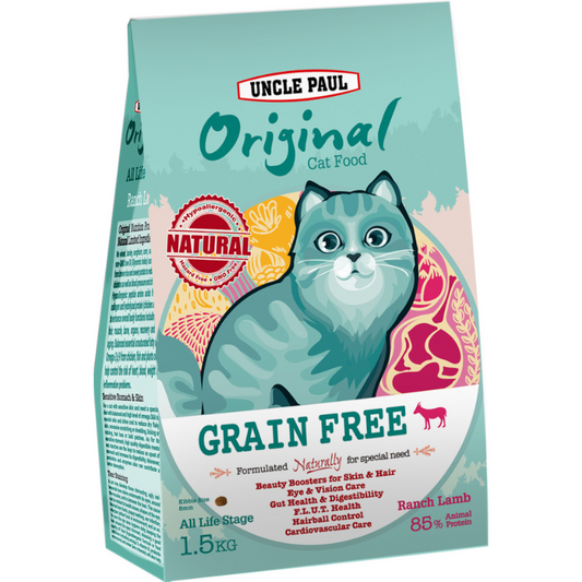 Uncle Paul Original Cat Food For All Life Stage Ranch Lamb [3 Sizes]
