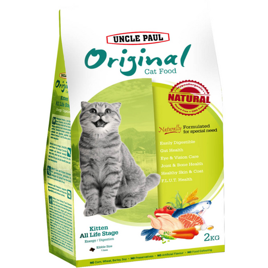 Uncle Paul Original Cat Food For Kitten/All Life Stage [2 Sizes]