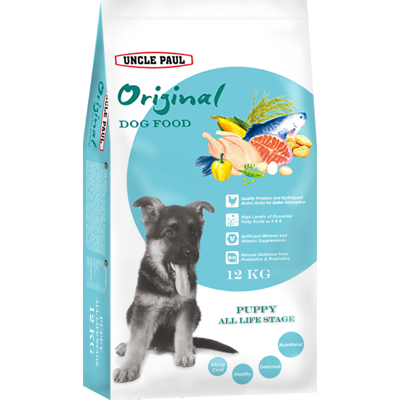 Uncle Paul Original Dog Food For Puppy/All Life Stage [2 Sizes]