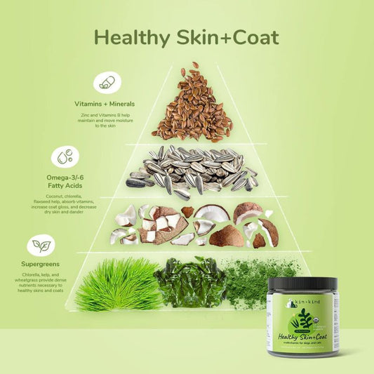 Kin+Kind Organic Healthy Skin & Coat Supplement