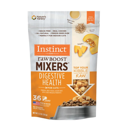 Instinct Freeze-Dried Raw Boost Mixers Grain-Free Digestive Health Recipe Cat [2 Size]