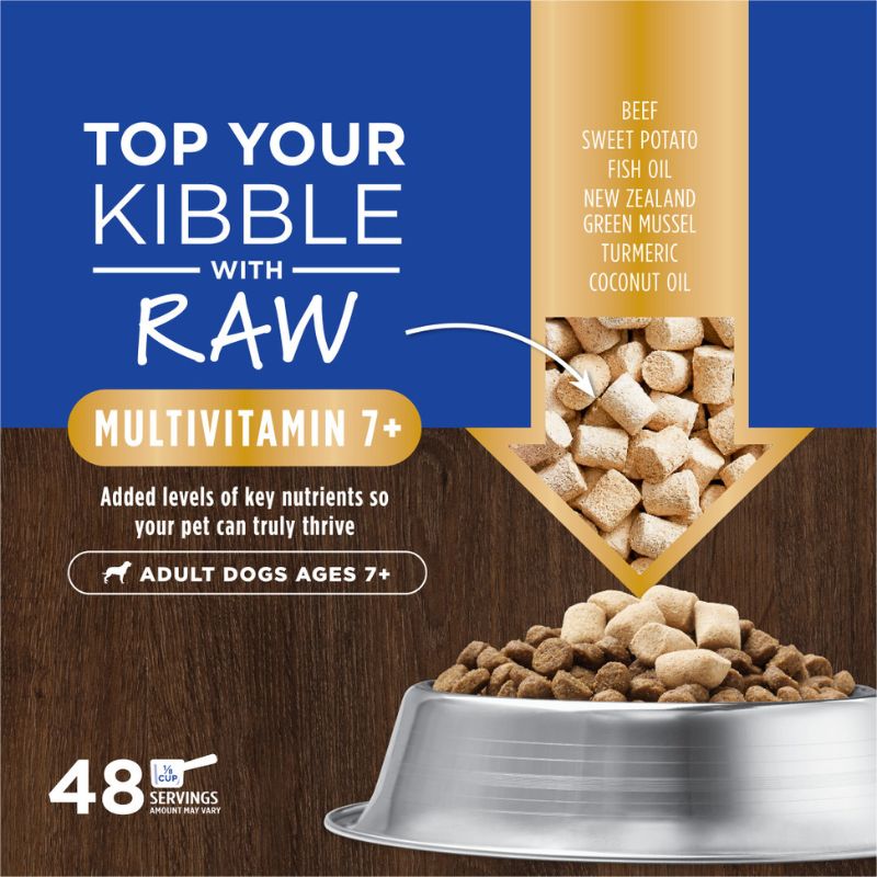 Instinct Freeze-Dried Raw Boost Mixers Grain-Free Multivitamin Adult 7+ Dog - [2 Size]