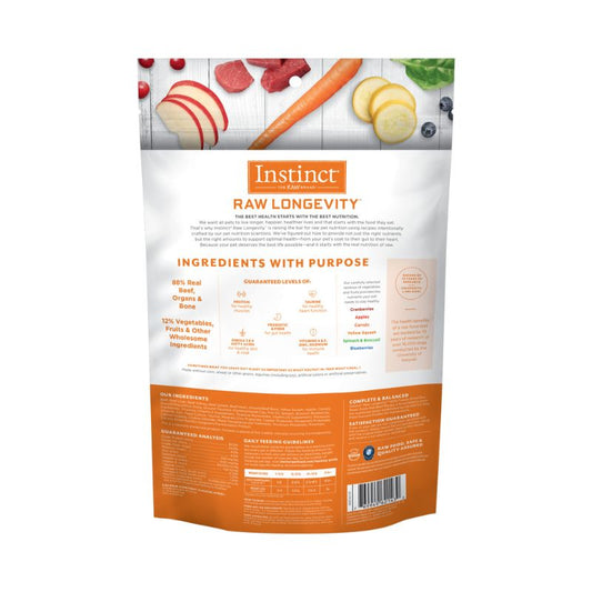 Instinct Raw Longevity Freeze-Dried Meals Beef - 9.5oz