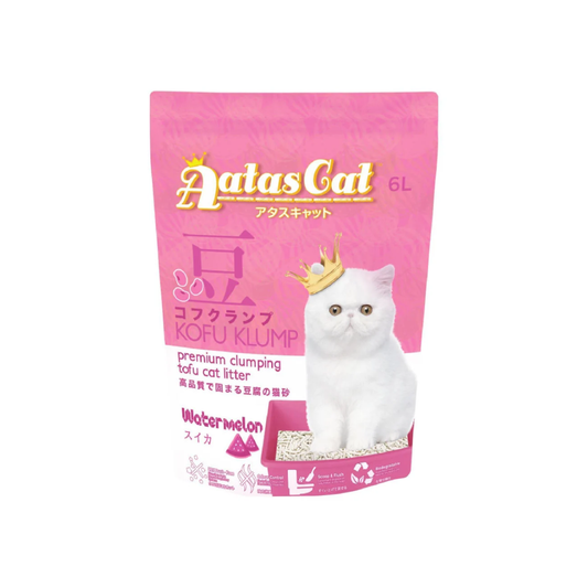 Aatas Cat Kofu Klump Tofu Cat Litter Watermelon 6L