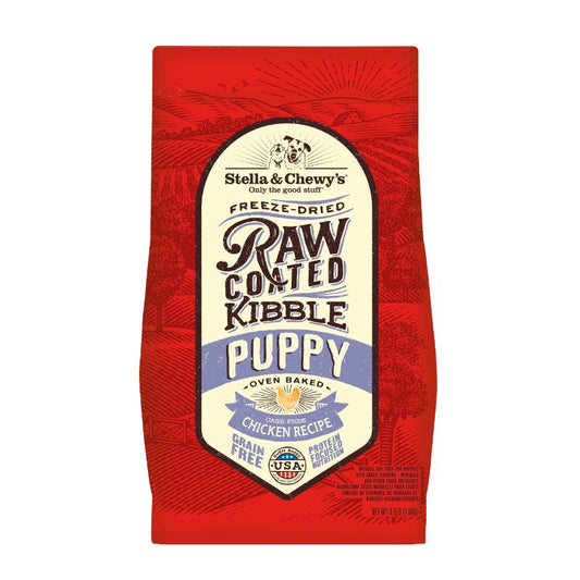 Stella & Chewy's Freeze-Dried Raw Coated Kibble Chicken Puppy Grain-Free Dry Dog Food [2 Size]