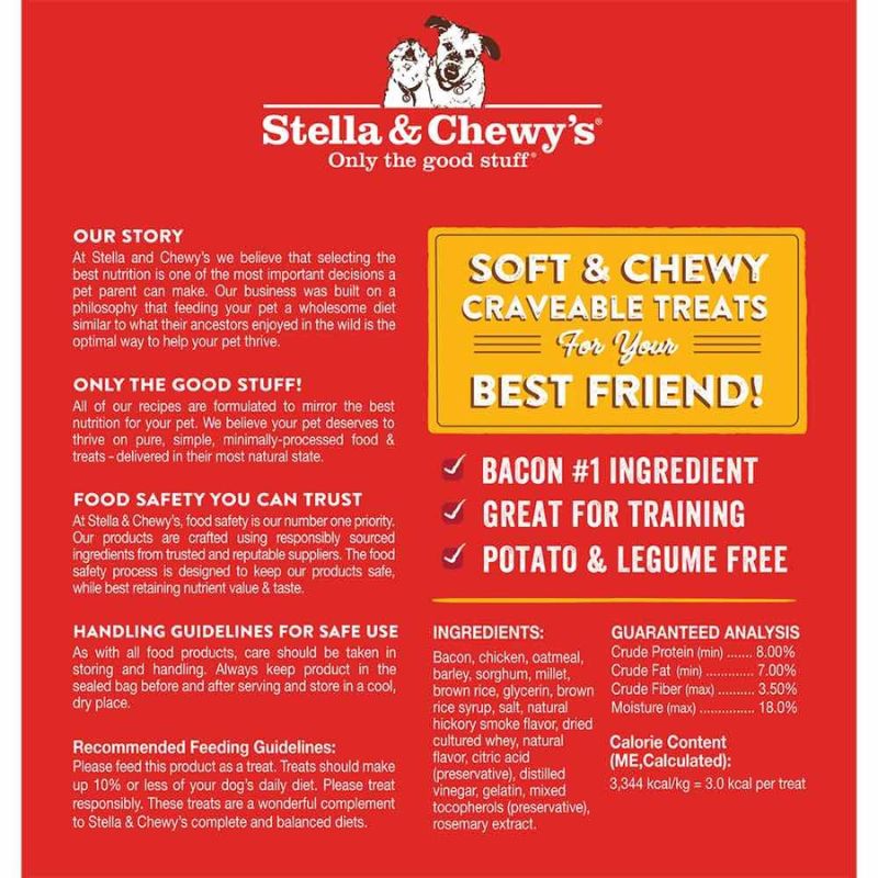 Stella & Chewy's Crav'n Bac'n Bites Bacon & Chicken Dog Treats - 8.25 oz