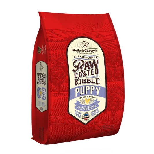 Stella & Chewy's Freeze-Dried Raw Coated Kibble Chicken Puppy Grain-Free Dry Dog Food [2 Size]