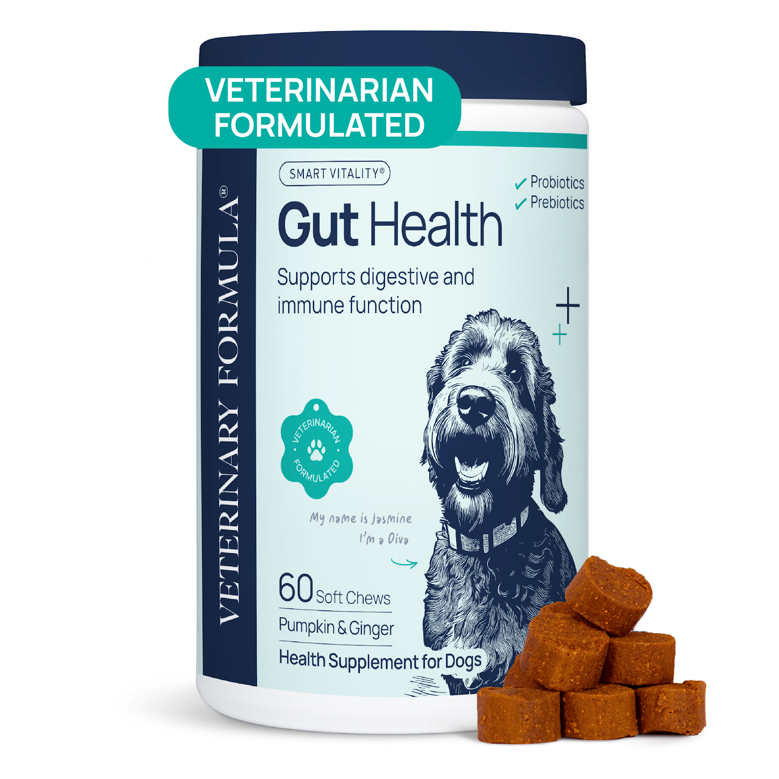 Veterinary Formula Smart Vitality Gut Health Supplement 60ct