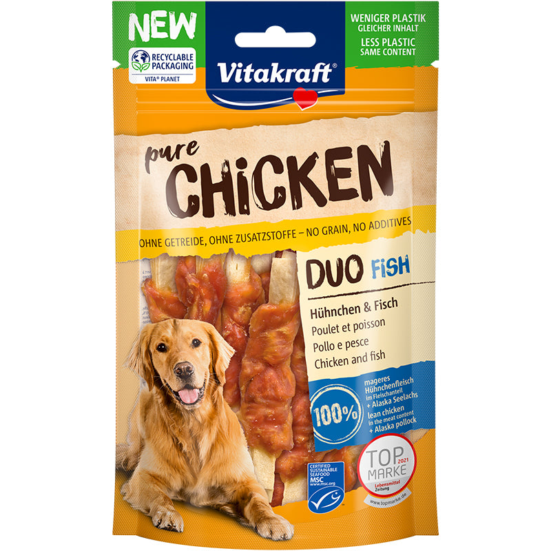 Vitakraft Pure Chicken Duo w Fish 80g