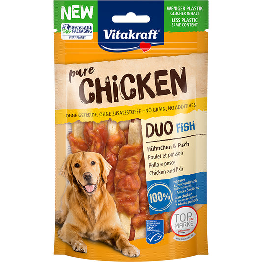 Vitakraft Pure Chicken Duo w Fish 80g
