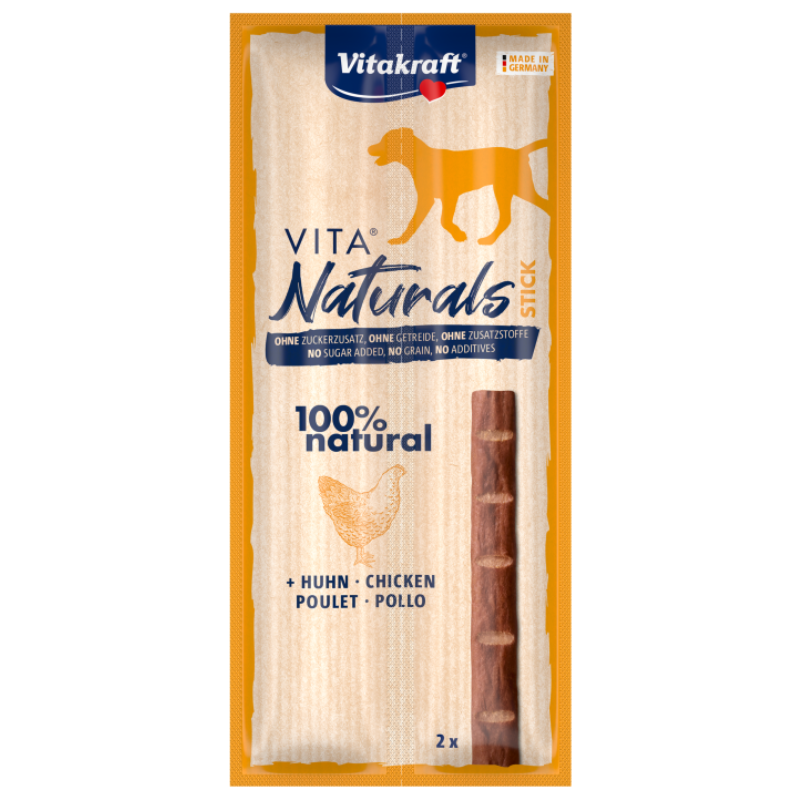 Vitakraft Vita Naturals Dog Sticks Chicken 2pcs