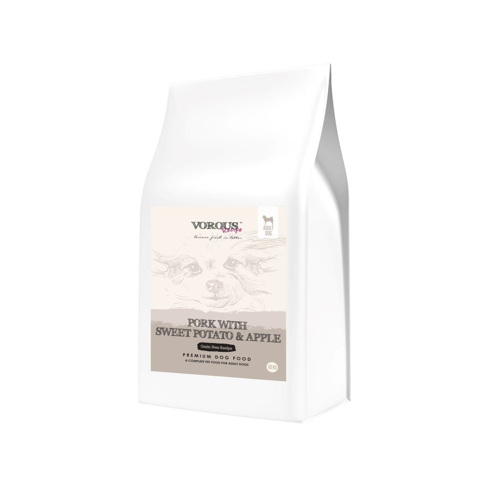 Vorous Pork With Sweet Potato & Apple Adult Grain-Free Dry Dog Food