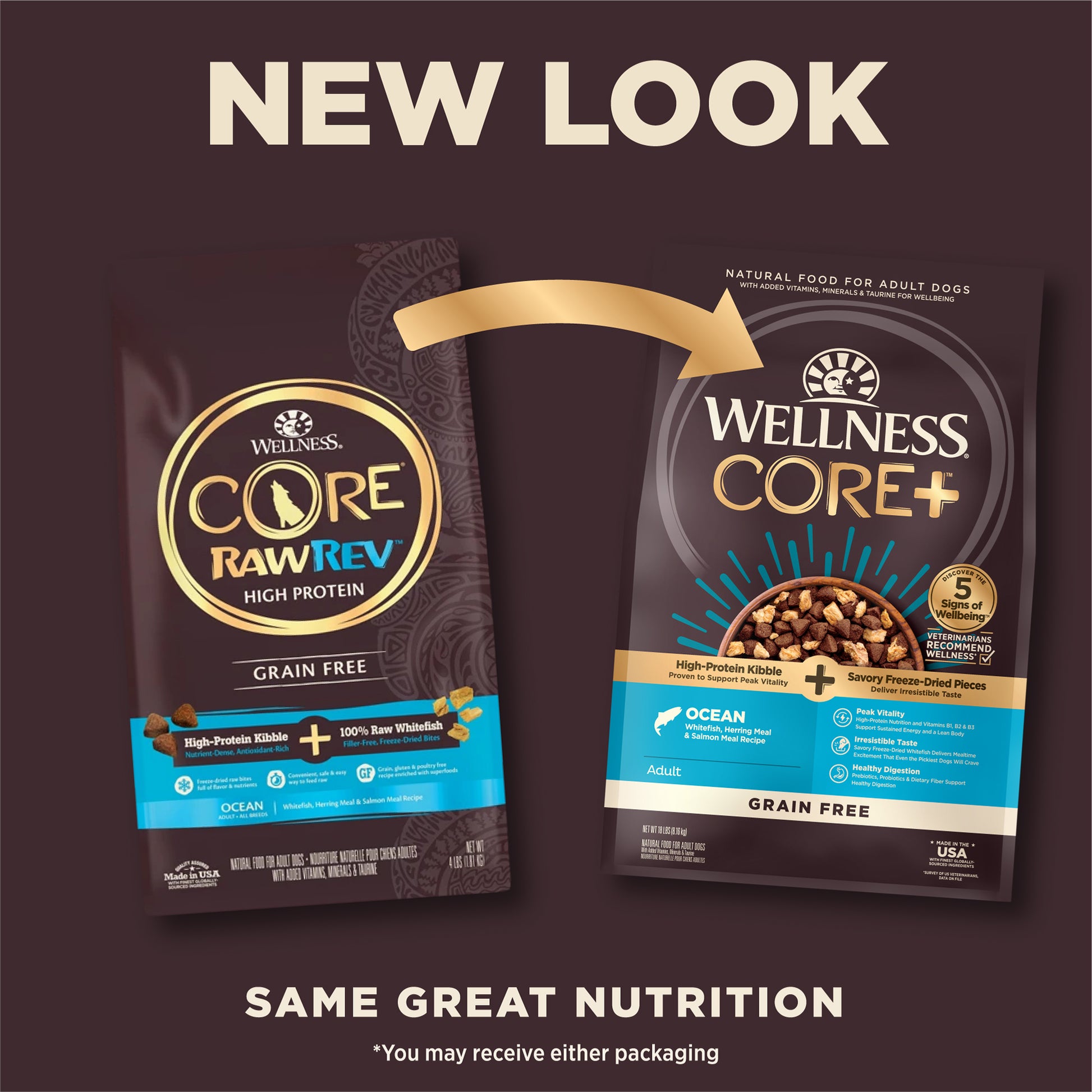 Wellness CORE+ (RawRev) Ocean Dry Dog Food