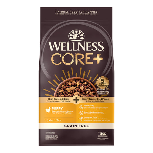 Wellness CORE+ (RawRev) Puppy Dry Dog Food 10LB