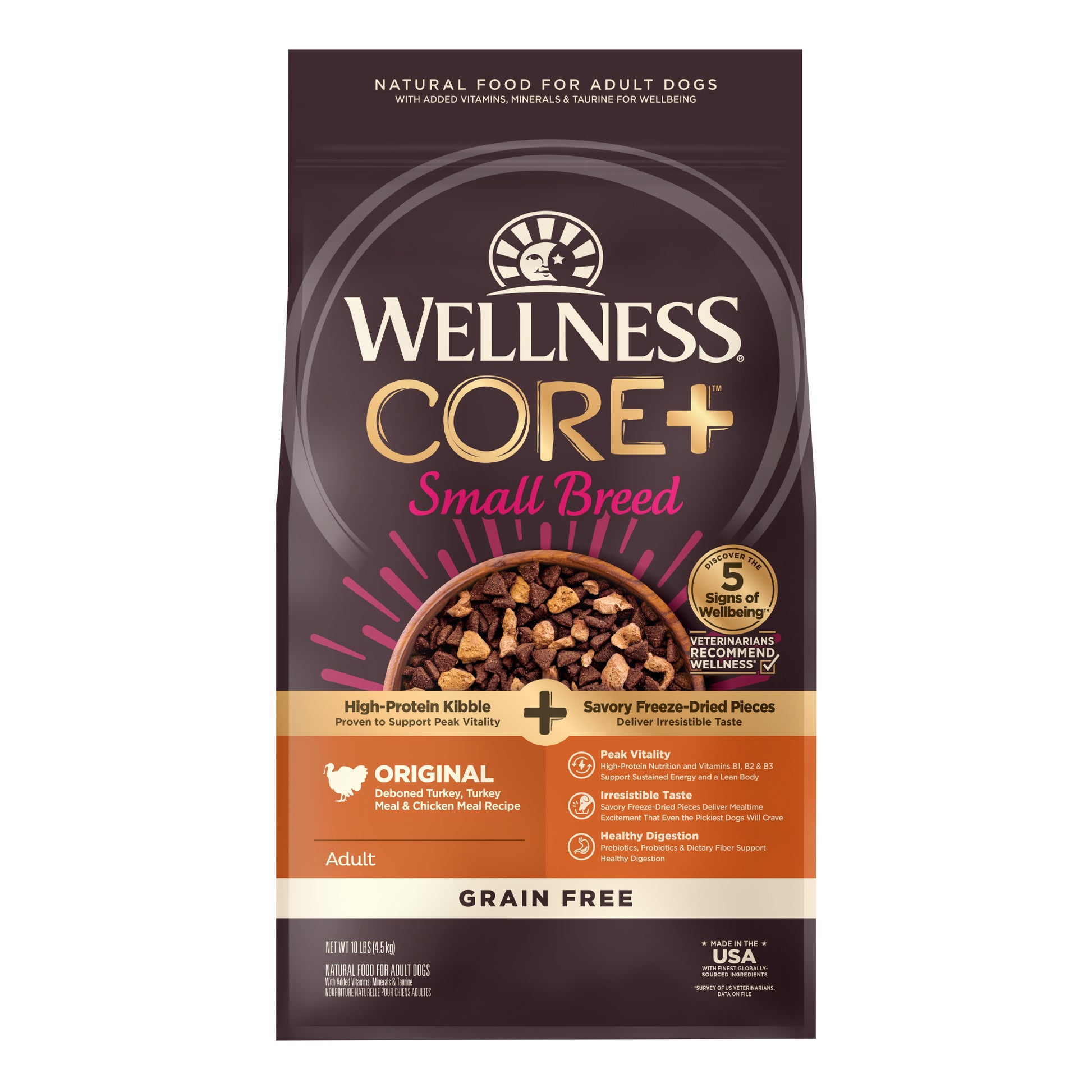 Wellness CORE+ (RawRev) Small Breed Original Dry Dog Food 10LB