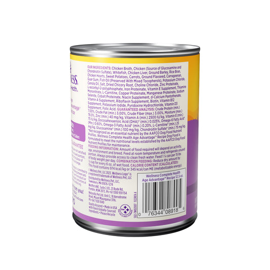 Wellness Complete Health Age Advantage Recipe Wholesome Grain Wet Dog Food 12.5oz