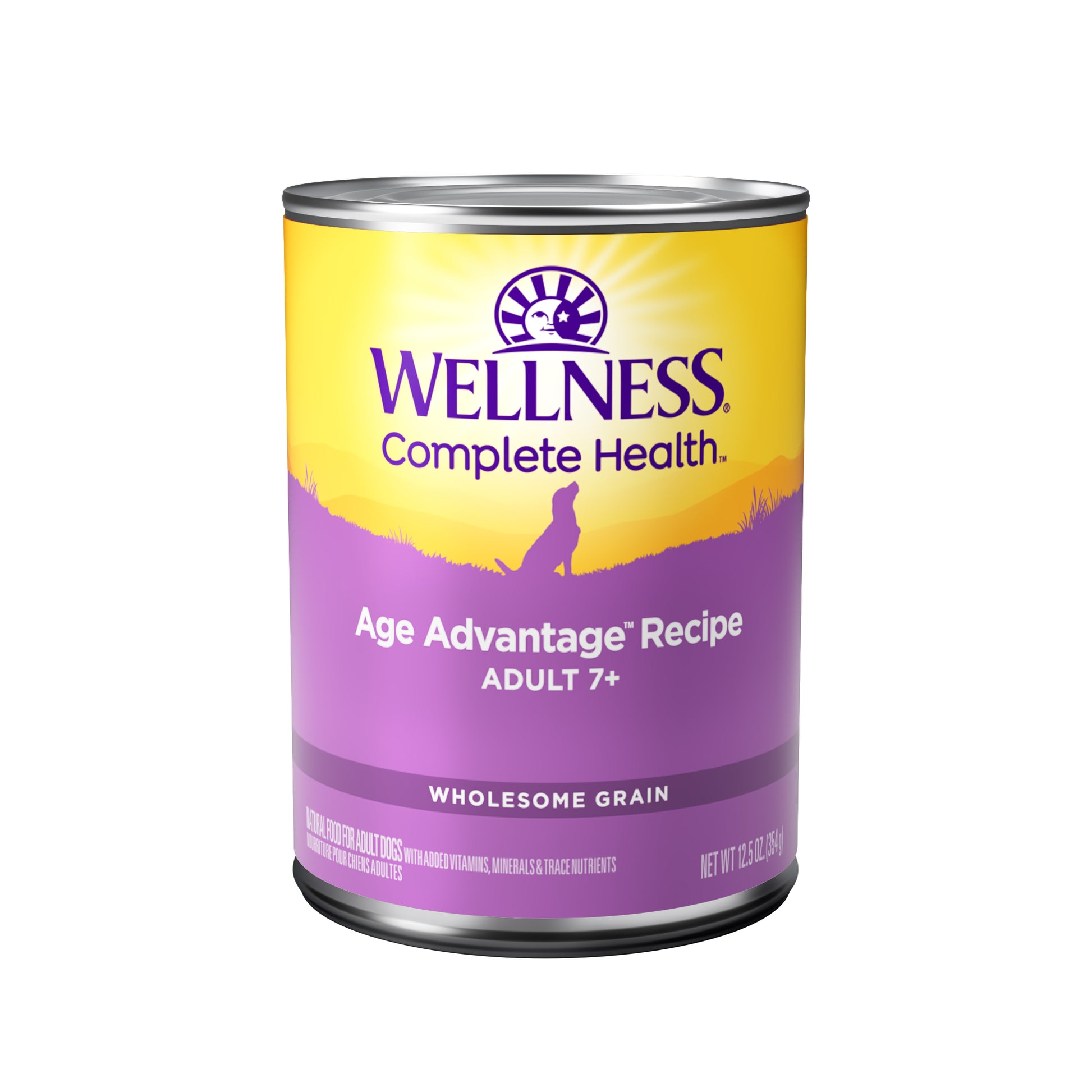 Wellness Complete Health Age Advantage Recipe Wholesome Grain Wet Dog Food 12.5oz