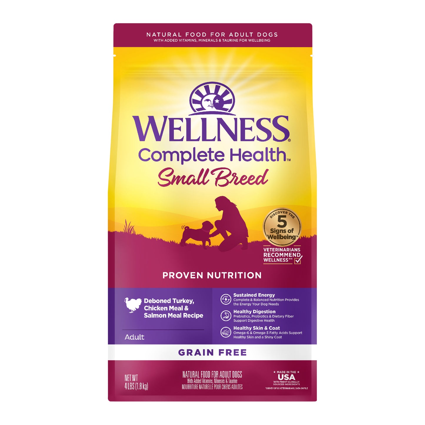 Wellness Complete Health Grain Free Small Breed Dry Dog Food