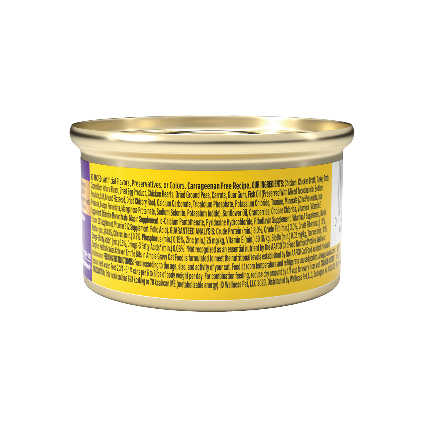 Wellness Complete Health Gravies Chicken Dinner Canned Wet Cat Food 3oz