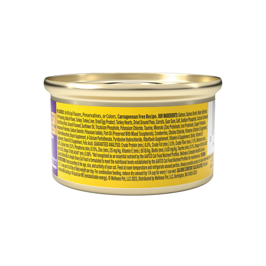 Wellness Complete Health Gravies Salmon Dinner Canned Wet Cat Food 3oz