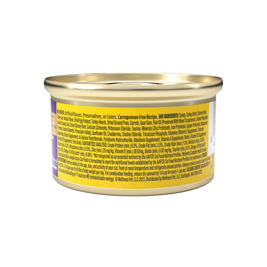 Wellness Complete Health Gravies Turkey Dinner Canned Wet Cat Food 3oz