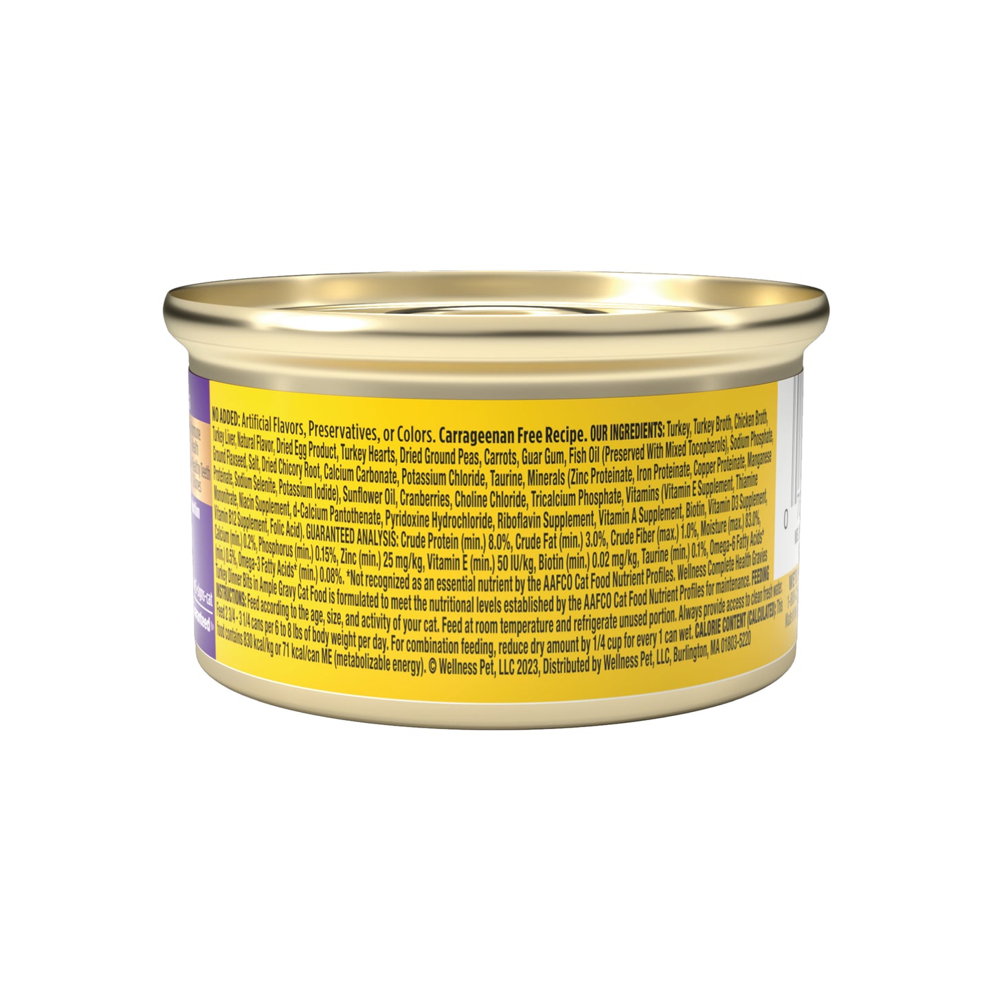 Wellness Complete Health Gravies Turkey Dinner Canned Wet Cat Food 3oz