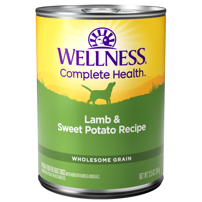 Wellness Complete Health Lamb & Sweet Potato Wet Dog Food 12.5oz