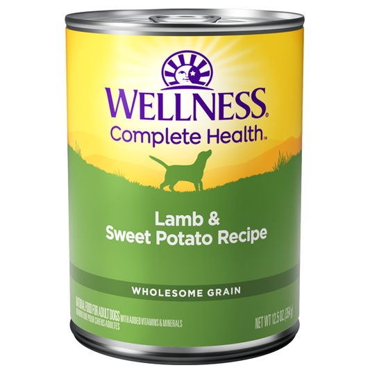 Wellness Complete Health Lamb & Sweet Potato Wet Dog Food 12.5oz