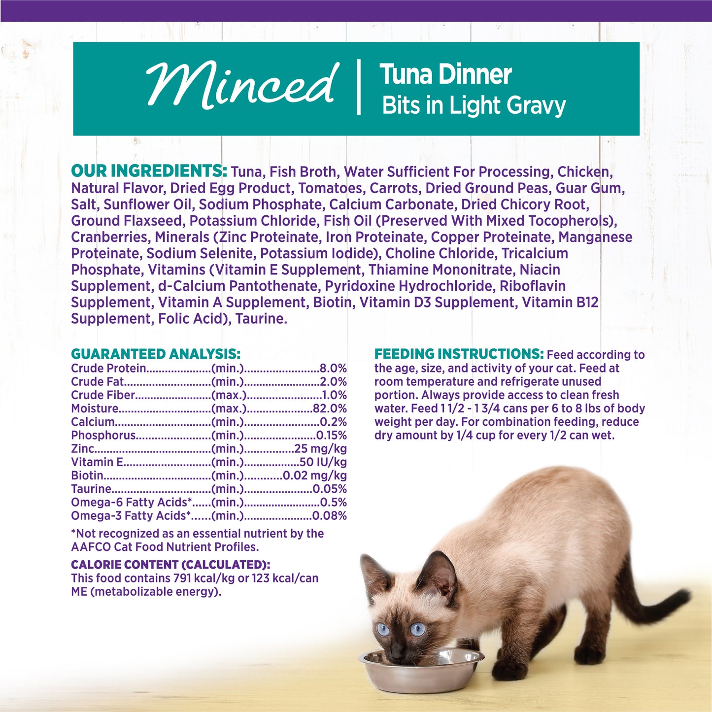 Wellness Complete Health Minced Tuna Dinner Canned Wet Cat Food 5.5oz