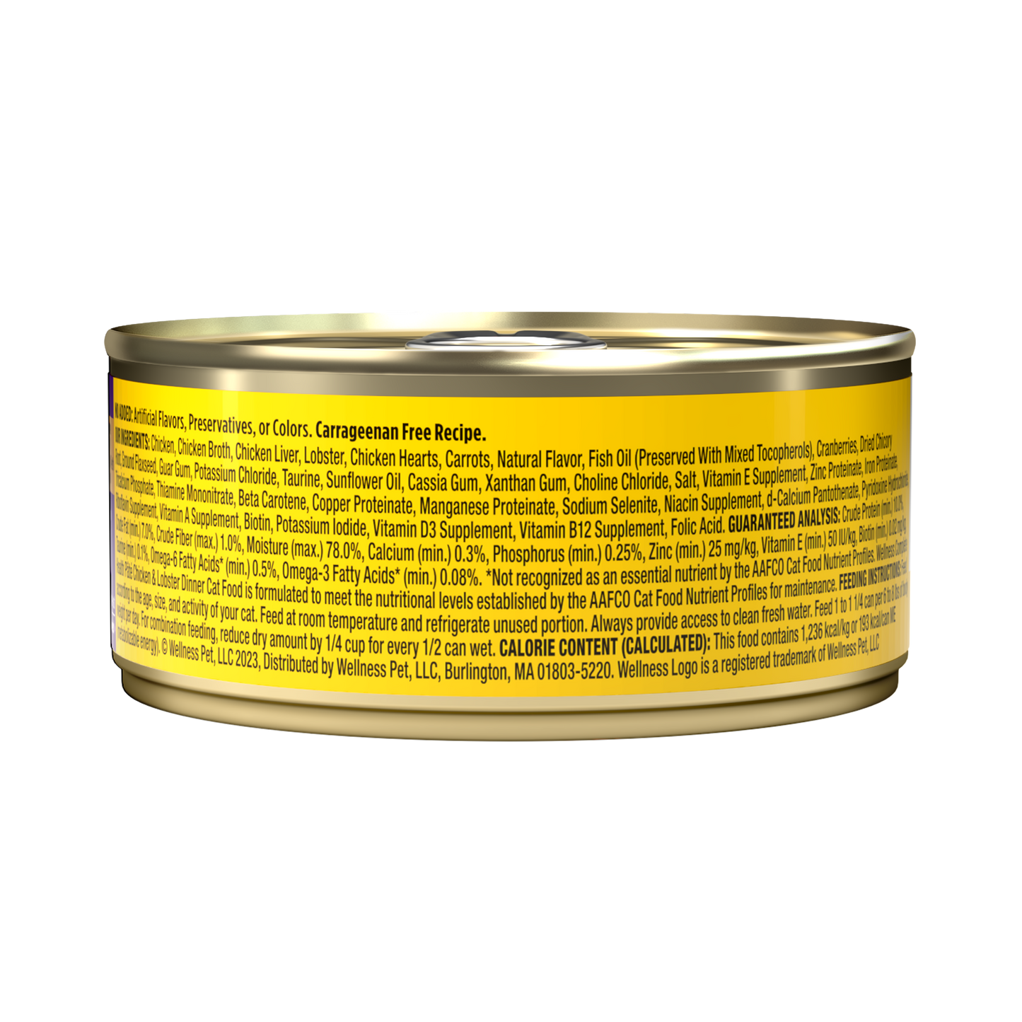 Wellness Complete Health Pate Chicken & Lobster Wet Cat Food 5.5oz