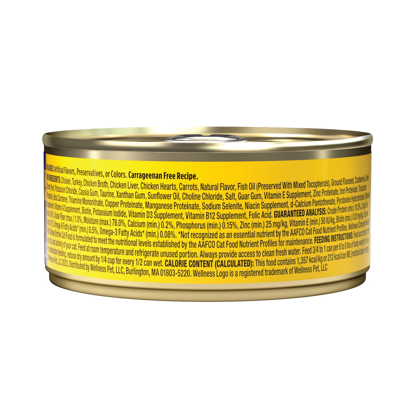 Wellness Complete Health Pate Chicken Wet Cat Food 5.5oz