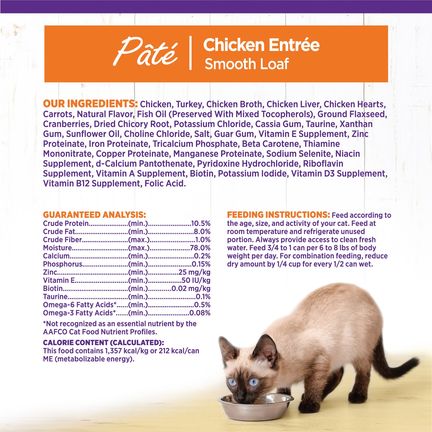 Wellness Complete Health Pate Chicken Wet Cat Food 5.5oz