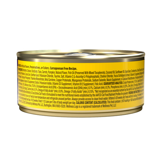 Wellness Complete Health Pate Kitten Whitefish & Tuna Wet Cat Food 5.5oz