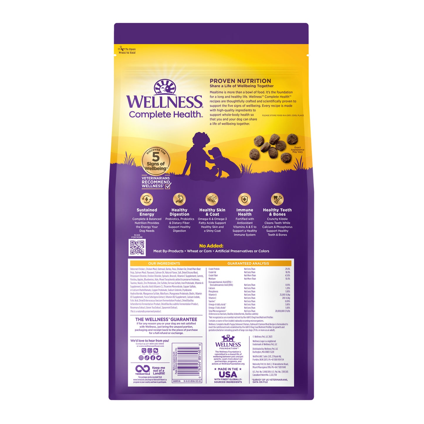 Wellness Complete Health Puppy Dry Dog Food