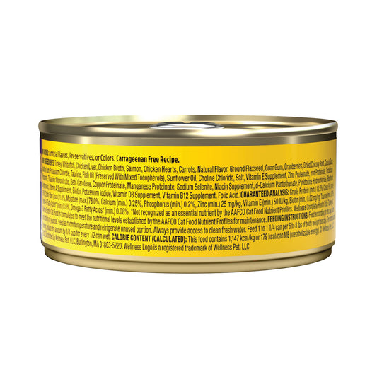 Wellness Complete Health Turkey & Salmon Pate Canned Wet Cat Food 5.5oz