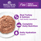 Wellness Complete Health Turkey & Salmon Pate Canned Wet Cat Food 5.5oz