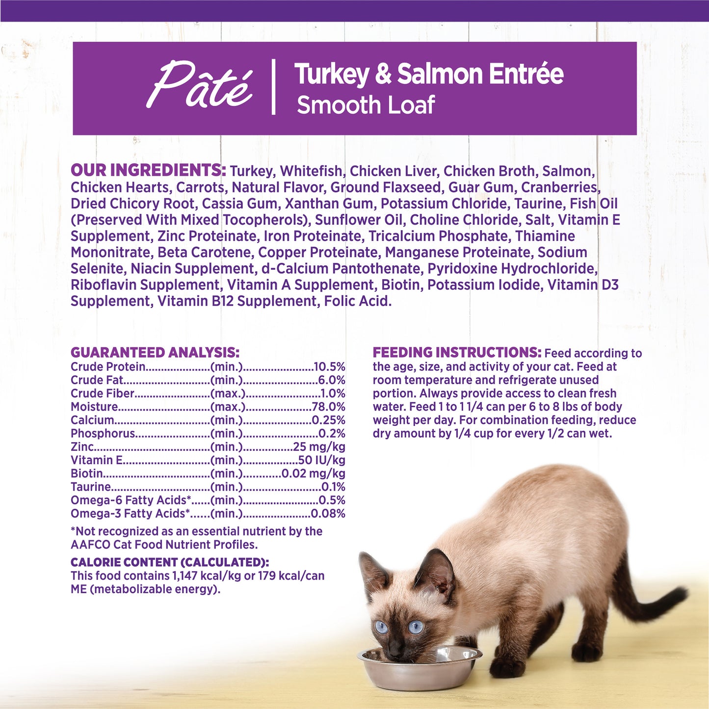 Wellness Complete Health Turkey & Salmon Pate Canned Wet Cat Food 5.5oz