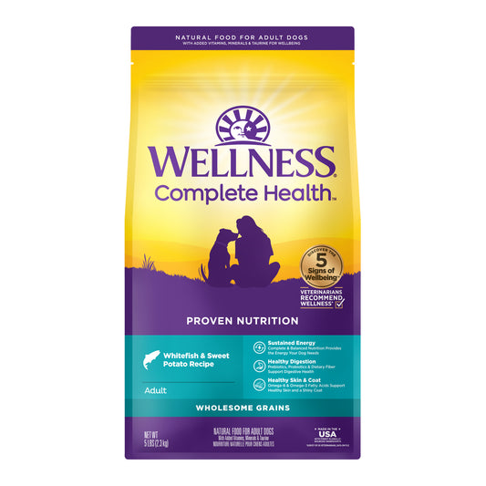 Wellness Complete Health Whitefish & Sweet Potato Recipe Dry Dog Food