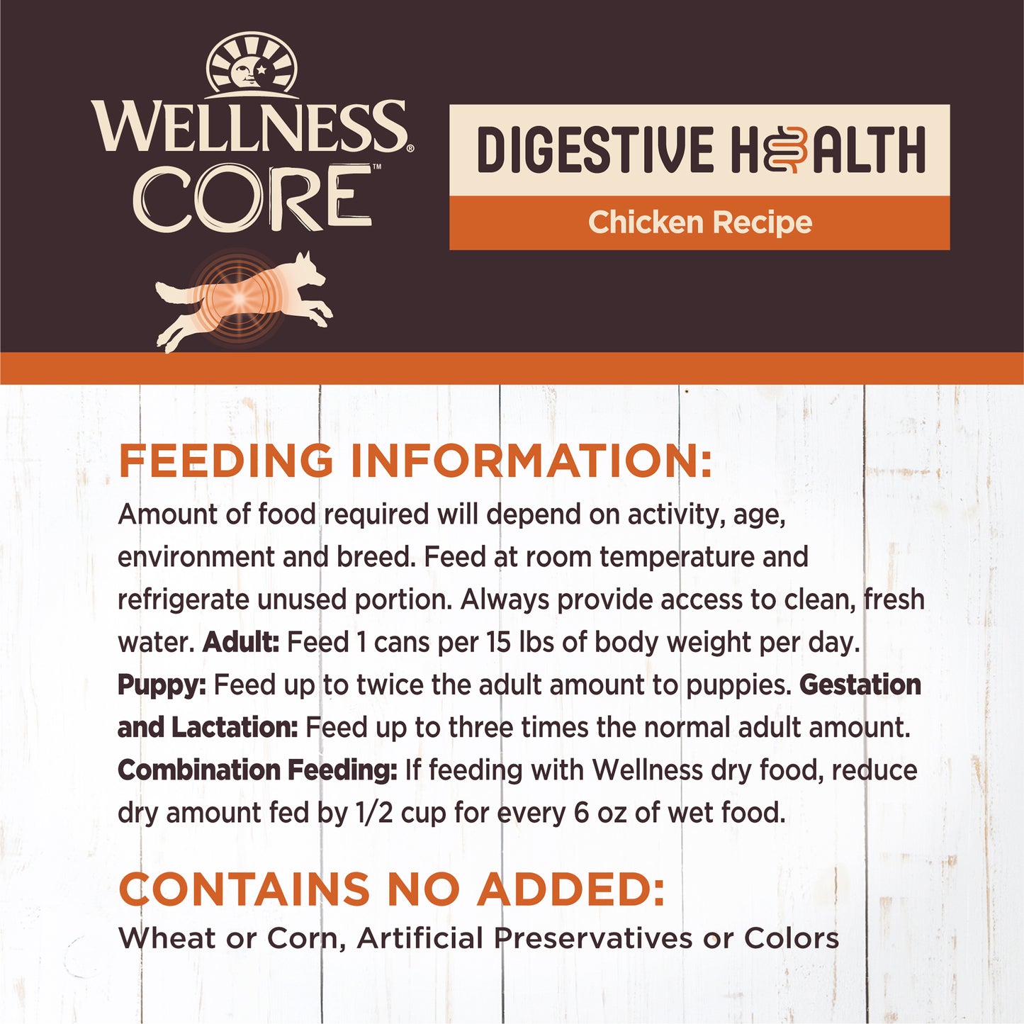 Wellness Core Digestive Health Pate Chicken Wet Dog Food 13oz