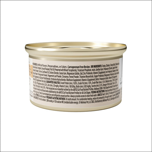 Wellness Core+ Digestive Health Pate Turkey Wet Cat Food 3oz