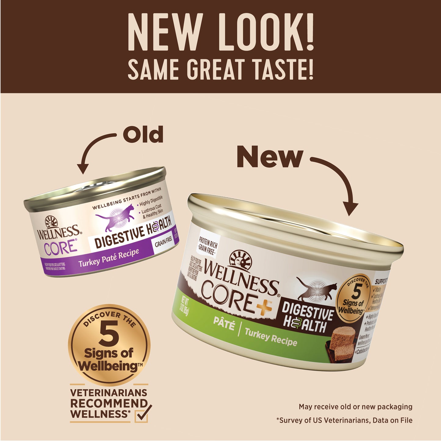 Wellness Core+ Digestive Health Pate Turkey Wet Cat Food 3oz