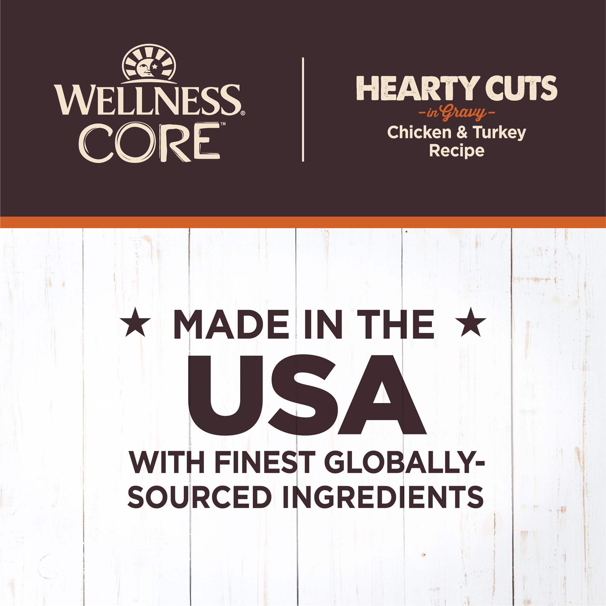 Wellness Core Grain-free Hearty Cuts In Gravy Chicken & Turkey Wet Dog Food 12.5oz