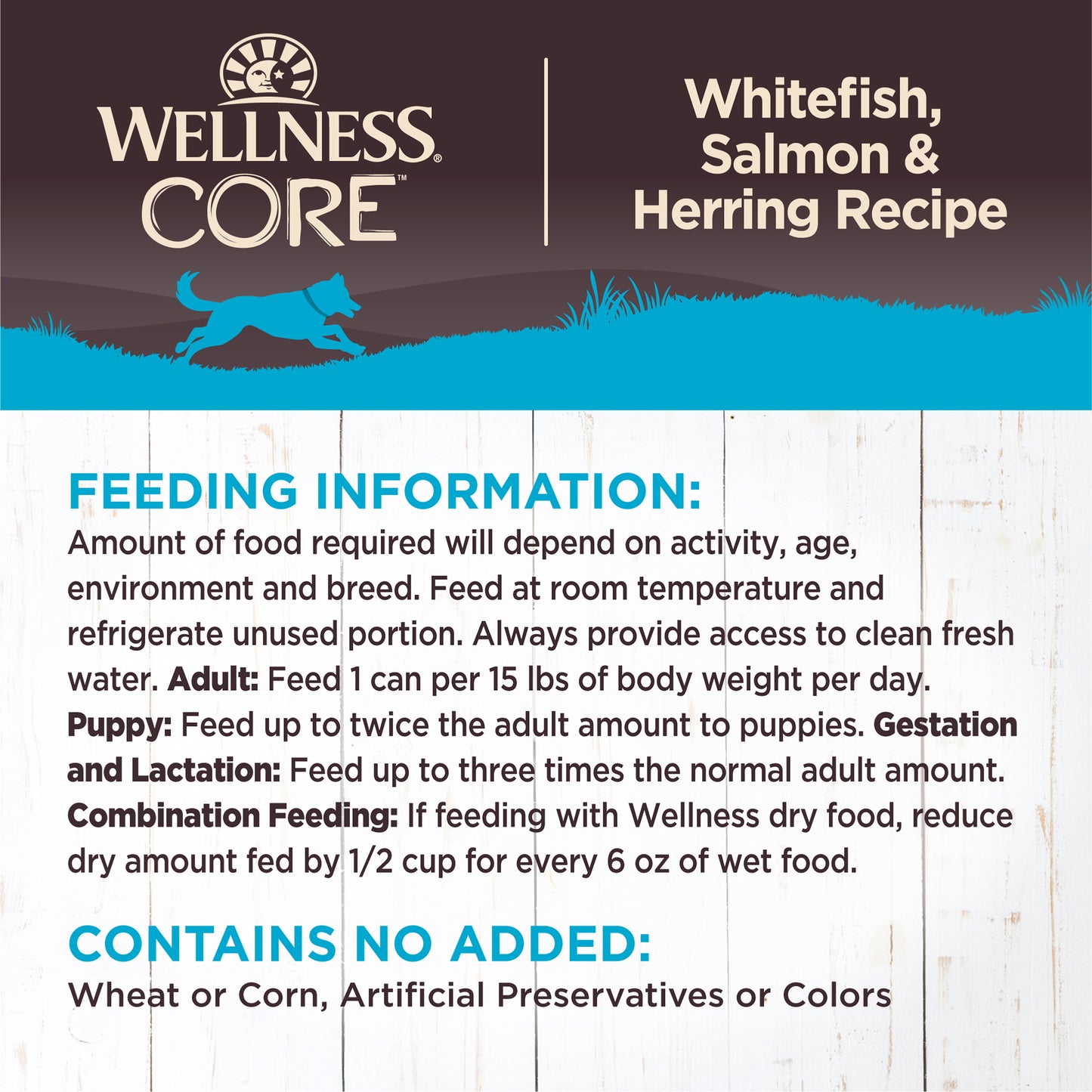 Wellness Core Salmon, Whitefish & Herring Formula Wet Dog Food 12.5oz