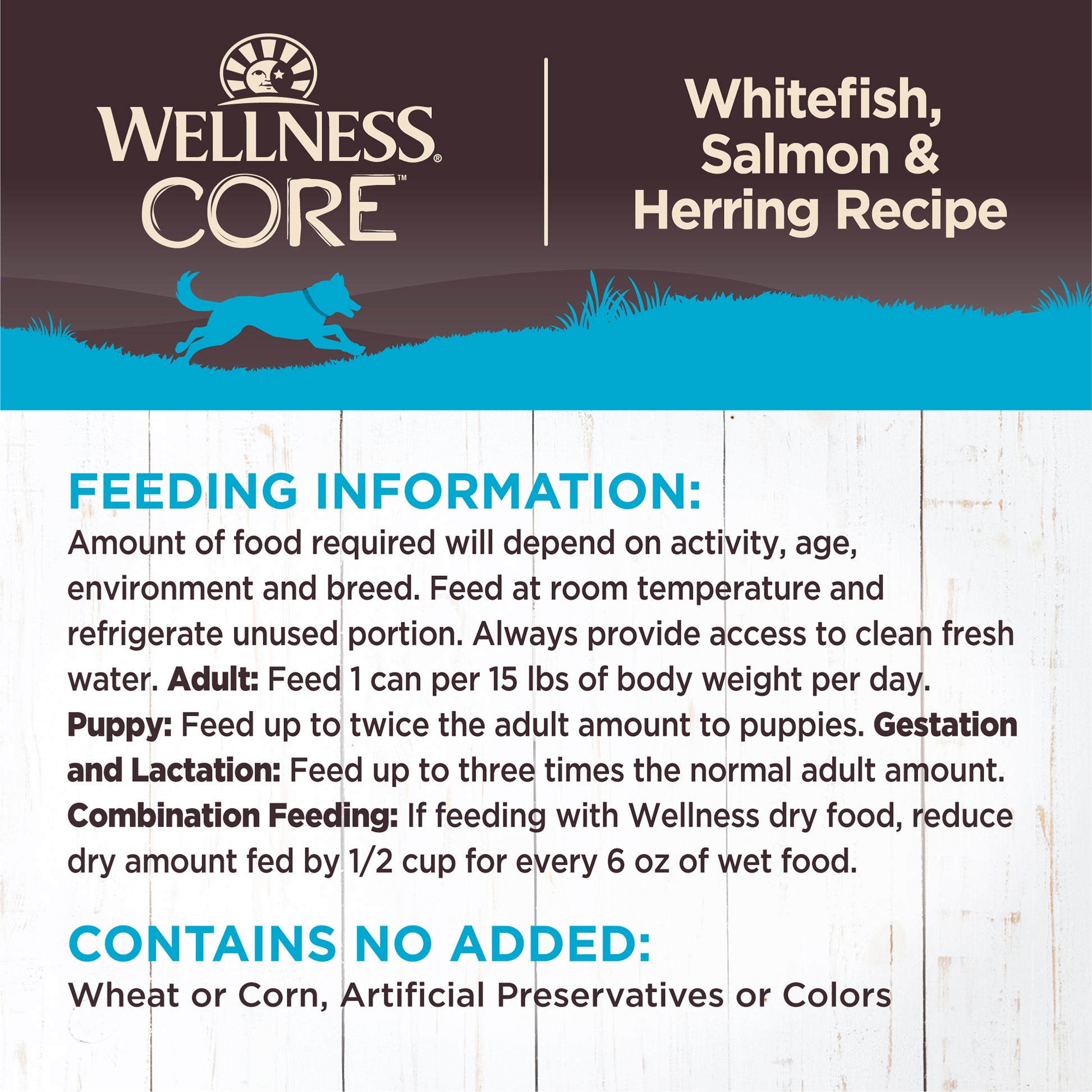 Wellness Core Salmon, Whitefish & Herring Formula Wet Dog Food 12.5oz