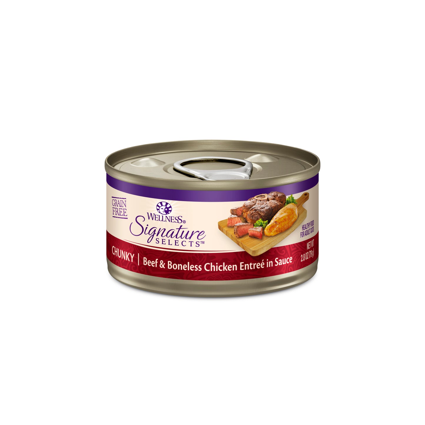 Wellness Core Signature Selects - Chunky Beef & White Meat Chicken Entrée Wet Cat Food